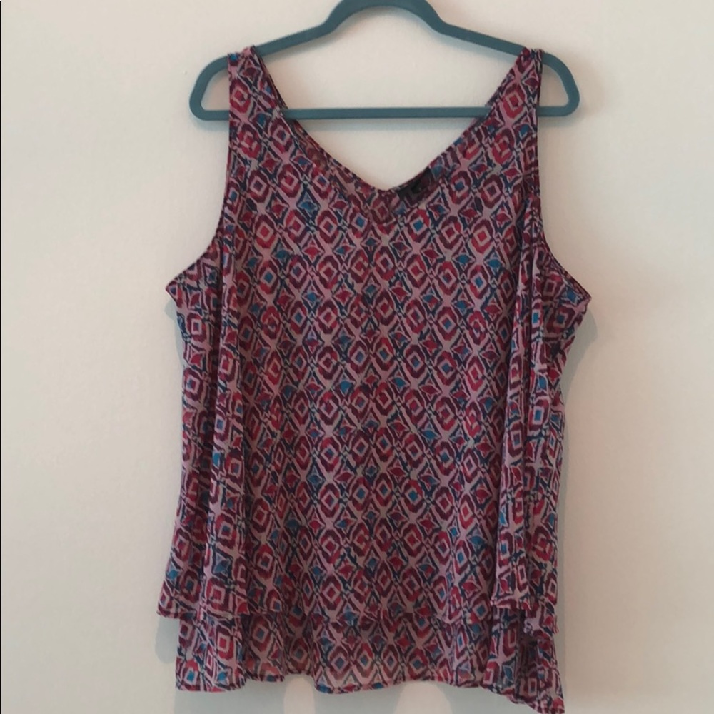Lane Bryant two layer tank top sz 20